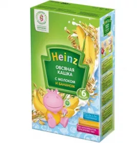 *Каша Хайнц Овсяная с бананом и молоком 250 г