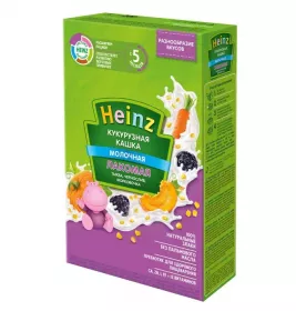 *Каша Хайнц Лакомая Кукурудзяна молочна гарбуз/морква/чорнослив 200 г