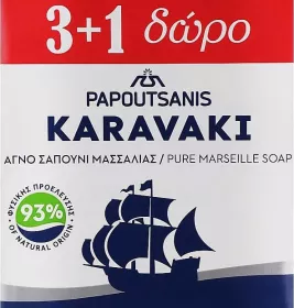 *Мыло Olivia Натуральное белое Кораблик 125 гр