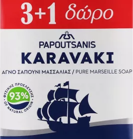 *Мыло Olivia Натуральное белое Кораблик 125 гр