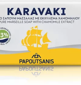 *Мыло Olivia Натуральное белое Кораблик с ромашкой 125 гр