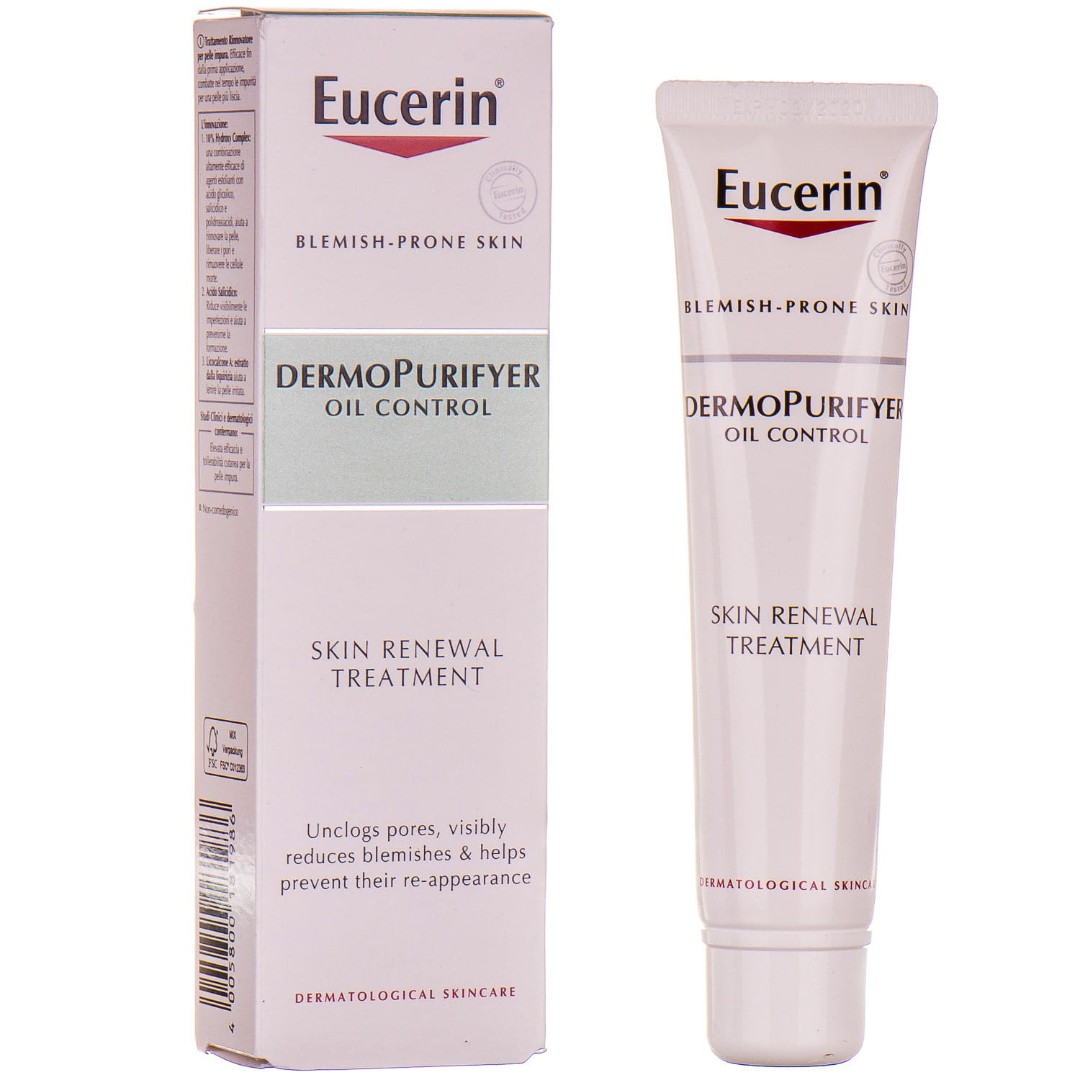 *Крем Eucerin ДермоПʼюріфаєр для комплексної корекції проблемної шкіри 40 мл