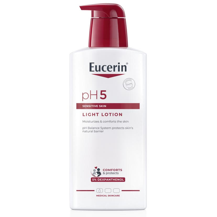 Лосьйон Eucerin 89777 легкий для чутливої ​​шкіри тіла pH5 400мл