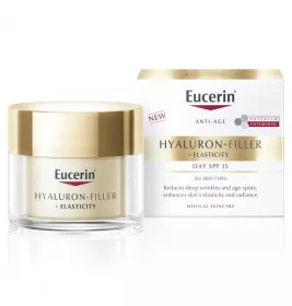 Крем Eucerin 69675 Гиалурон-Филлер +Эластисити дневной антивозрастной д/сухой кожи лица SPF15 50 мл