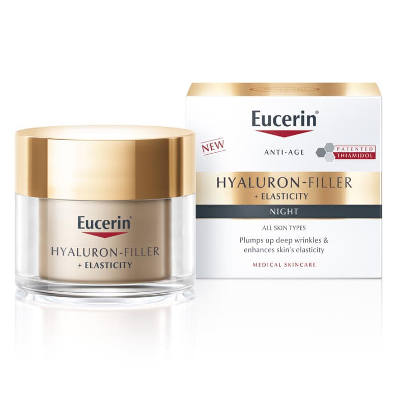 Крем Eucerin 69678 Гиалурон-Филлер +Эластисити ночной антивозрастной для лица 50 мл Крем Eucerin 69678 Гиалурон-Филлер +Эластисити ночной антивозрастной для лица 50 мл