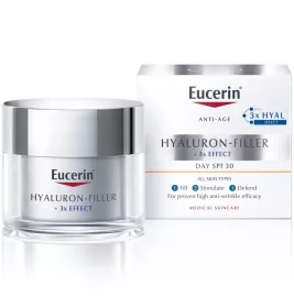 Крем Eucerin 89769 Гіалурон-Філлер денний проти зморшок для всіх типів шкіри SPF 30 50 мл