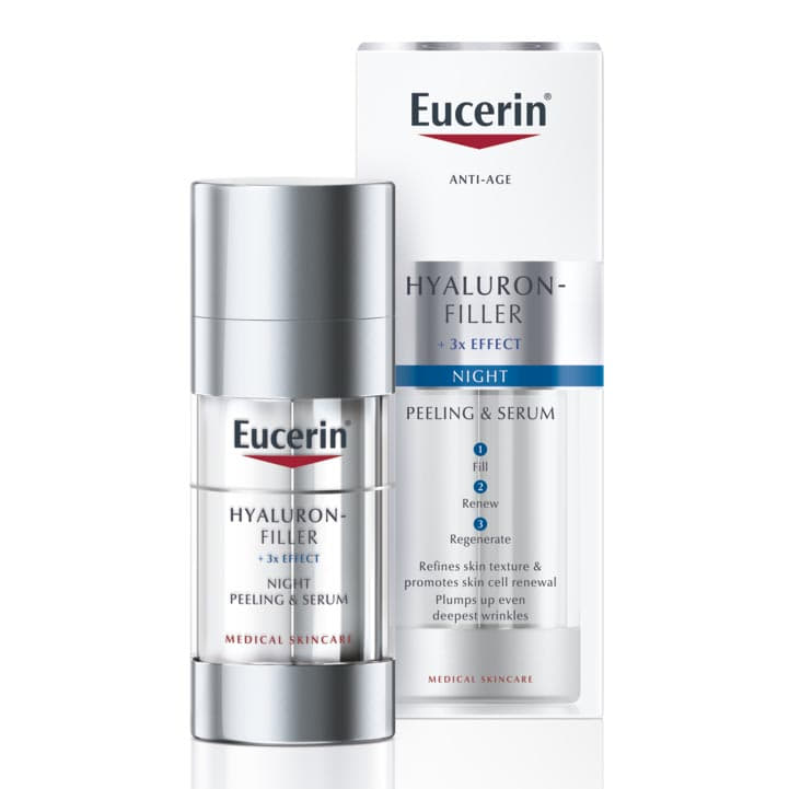 *Сироватка Eucerin 89774 Гіалурон-Філлер нічний пілінг та наповнення 30 мл