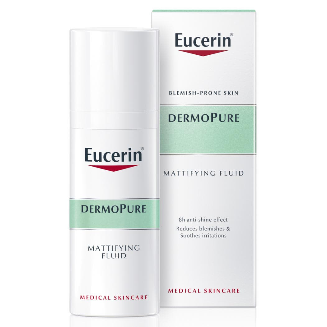 Флюид Eucerin 69691 ДермоПьюрифаер матирующий для проблемной кожи 50мл Флюид Eucerin 69691 ДермоПьюрифаер матирующий для проблемной кожи 50мл