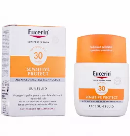 *Флюїд  Eucerin 63841 Сонцезахисний для нормальної шкіри обличчя з SPF 30 50 мл