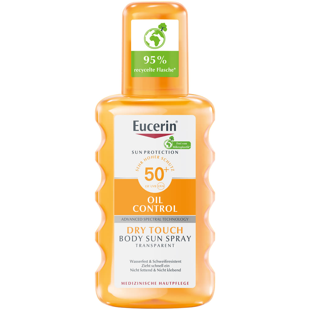 Спрей Eucerin 63907 сонцезахисний прозорий SPF50 200мл