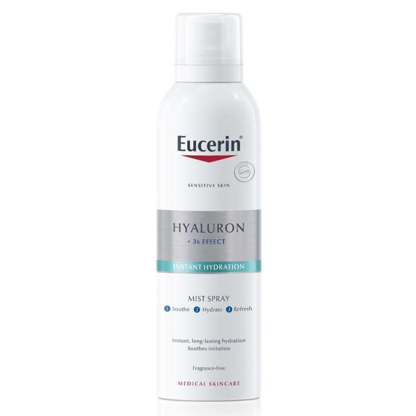 Спрей Eucerin 66857 Увлажняющий с гиалуроном для чувствит.кожи лица 150 мл Спрей Eucerin 66857 Увлажняющий с гиалуроном для чувствит.кожи лица 150 мл