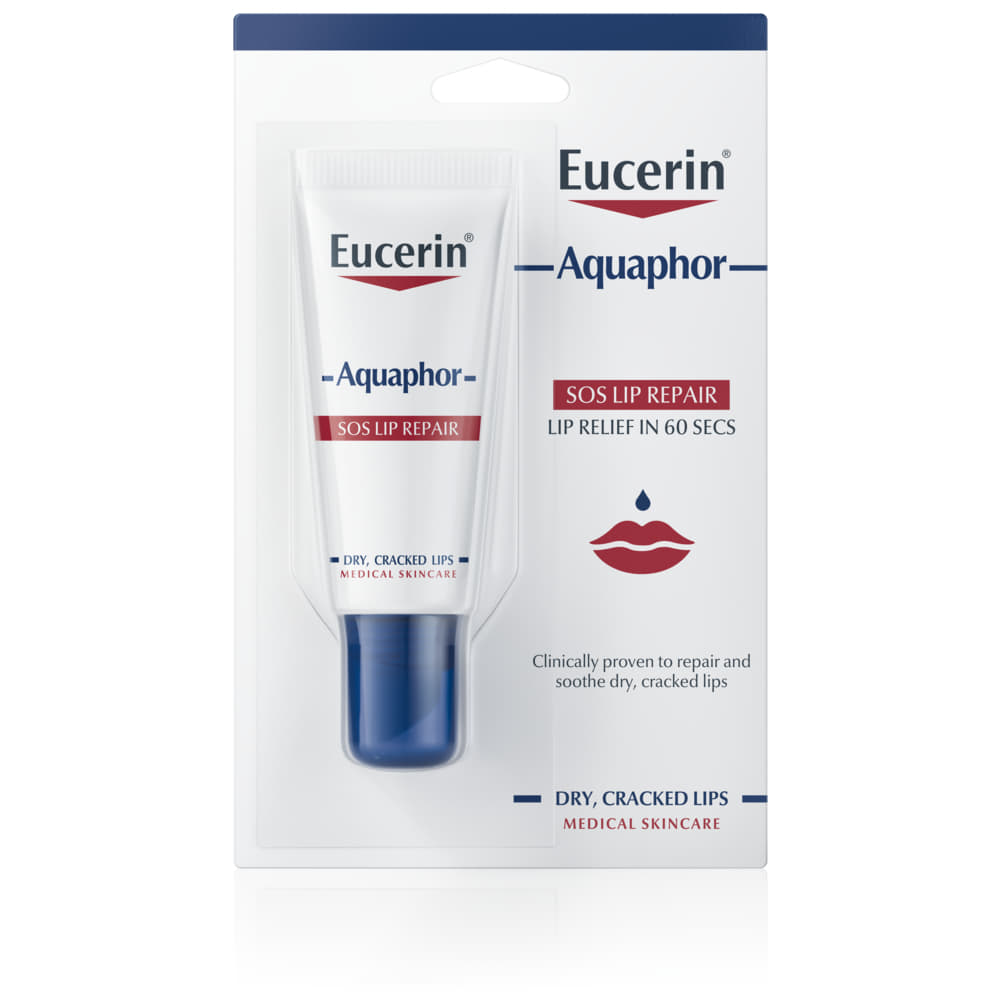 Eucerin Аквафор Заспокійливий відновлюючий бальзам д/губ 10мл