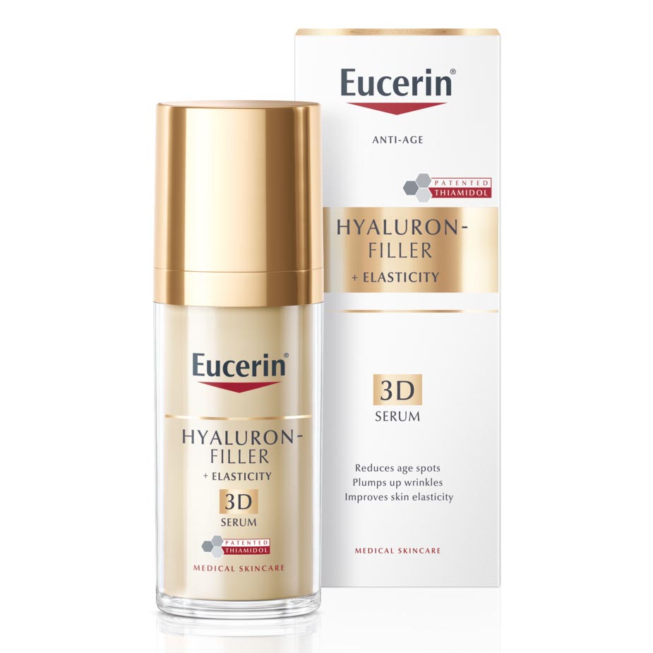 Сироватка Eucerin 83566 Потрійна 3D Гіалур-Філлер + Еластісіті антивікова 30мл