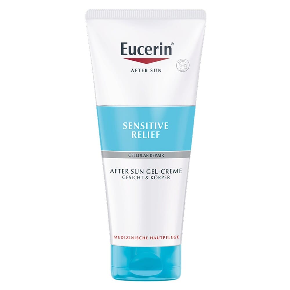 Крем-гель Eucerin 83583 Ультралегкий после загара для лица и тела 200мл Крем-гель Eucerin 83583 Ультралегкий после загара для лица и тела 200мл