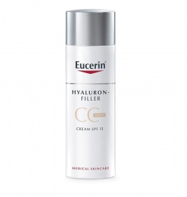 *Крем Eucerin 87921 Гіалурон-Філлер CC з моментальною корекцією шкіри обличчя світлий 50мл