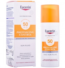 Флюїд Eucerin 87934 Сонцезахисний антивіковий для обличчя SPF50 50мл