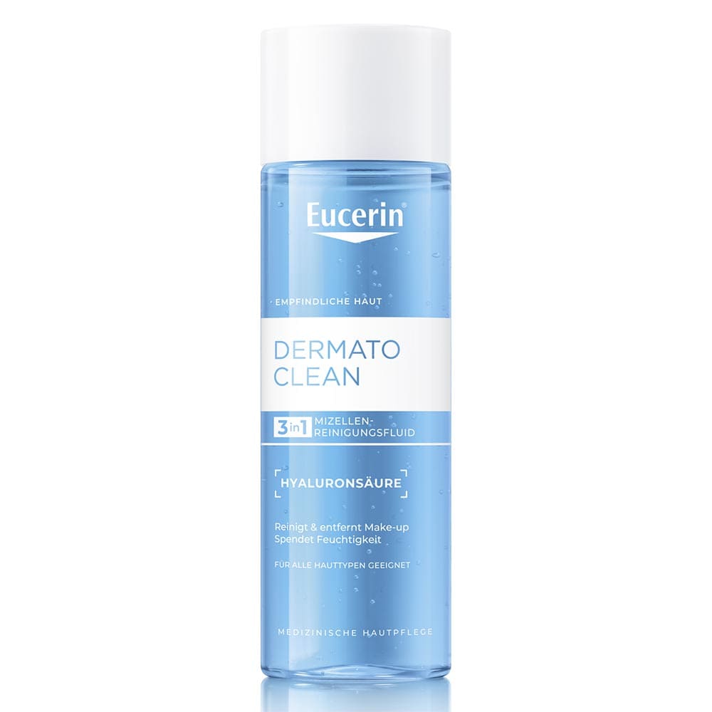 Флюїд Eucerin 63997ДерматоКлін міцелярний очищуючий 3в1 для чутливої шкіри всіх типів 200мл