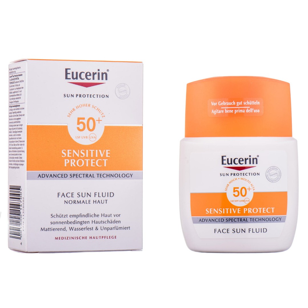 *Крем-флюїд Eucerin 63840 Сонцезахисний  для обличчя SPF50 50мл