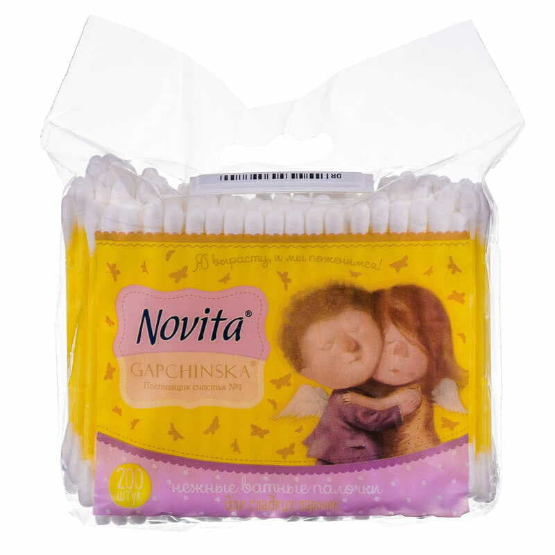 *Ватные палочки Novita Gapchinska п/э №200 *Ватные палочки Novita Gapchinska п/э №200