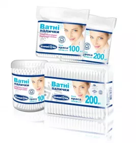 Палички ват.Білосніжкa №100