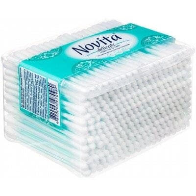 Ватные палочки Novita Delicate в банке №300 Ватные палочки Novita Delicate в банке №300