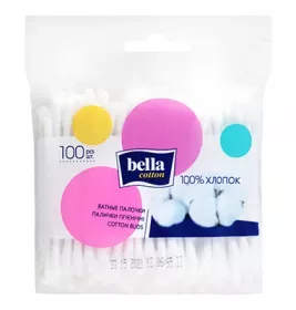 Ватные палочки Bella Cotton в п/э №100