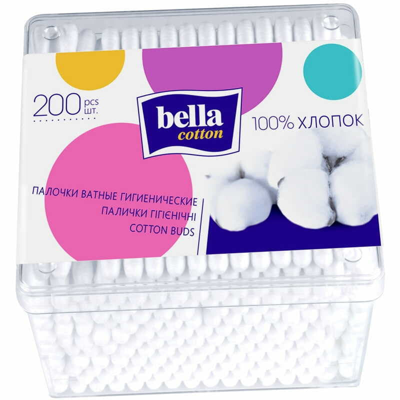 *Г Белла Cotton05 Ватные палочки №200 *Г Белла Cotton05 Ватные палочки №200