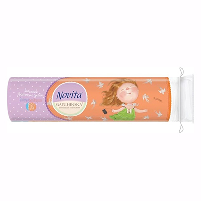 *Ватные диски Novita Gapchinska косметические №120