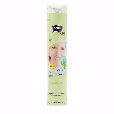 *Ватные диски Bella Cotton Care с экстрактом алое №100