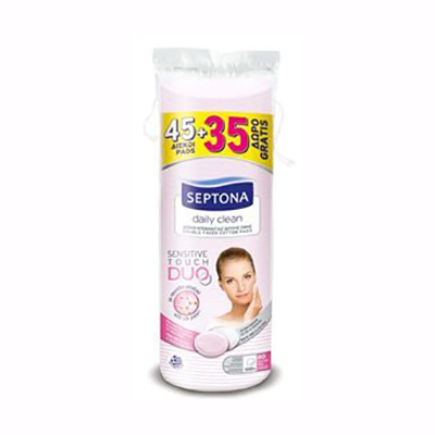 *Ватные диски SEPTONA SENSITIVE с протеинами 45+35 шт *Ватные диски SEPTONA SENSITIVE с протеинами 45+35 шт