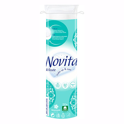 *Ватные диски Novita Delicate №80 *Ватные диски Novita Delicate №80