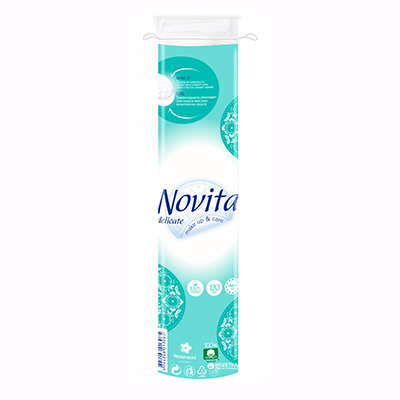 Ватные диски Novita Delicate косметические №120 Ватные диски Novita Delicate косметические №120