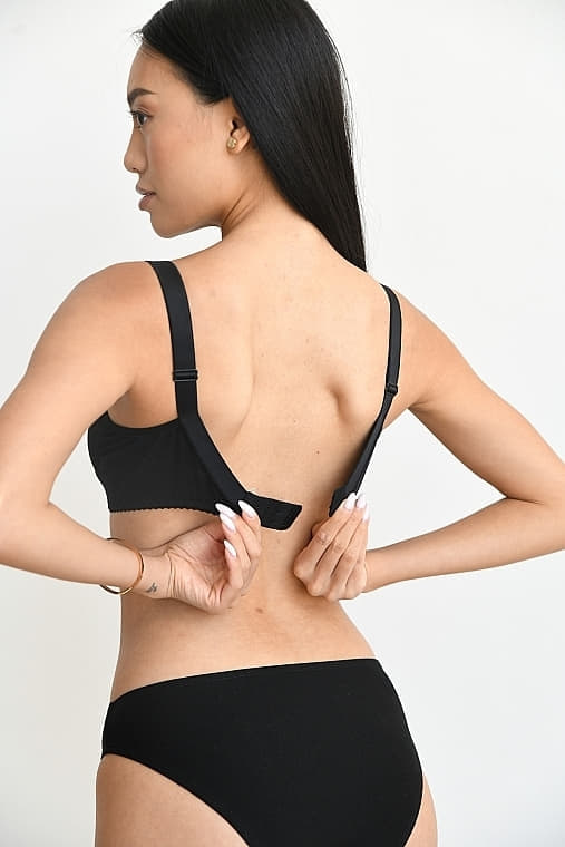 *Бюстгальтер для кормления 556 Мамин Дом р.85B, черный