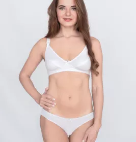 Бюстгальтер для годування Мамин Будинок р.85E, білий