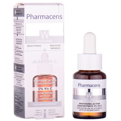 *Концентрат Pharmaceris W Albucin Відбілюючий активний для обличчя 5% вітаміну С 30мл