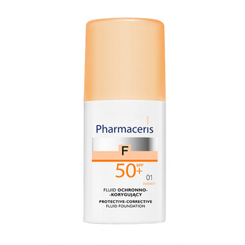 *Крем Pharmaceris F Тональний захисний коригуючий Слонова кістка SPF50 30мл