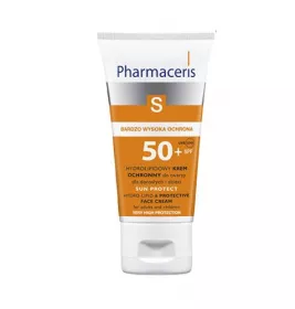 *Крем Pharmaceris S Гидролипидный успокаивающий солнцезащитный для лица SPF50 50мл