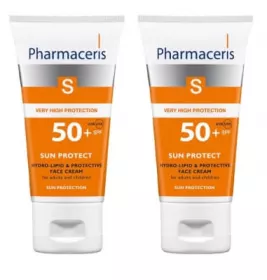 *Набор Pharmaceris S Гидролипидный успокаивающий солнцезащитный крем для лица SPF50 100мл (E1491)