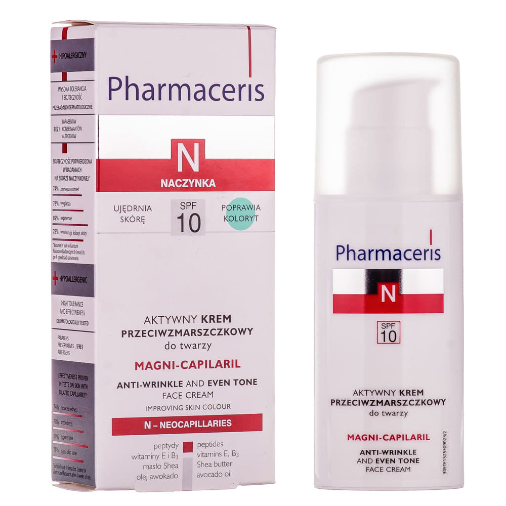 *Крем Pharmaceris N Magni-Capilaril Активний проти зморшок для обличчя 50мл
