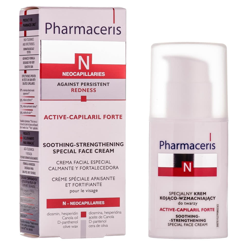 *Крем Pharmaceris N Active-Capilaril, що знімає подразнення із зміцнюючим ефектом для обличчя 30мл