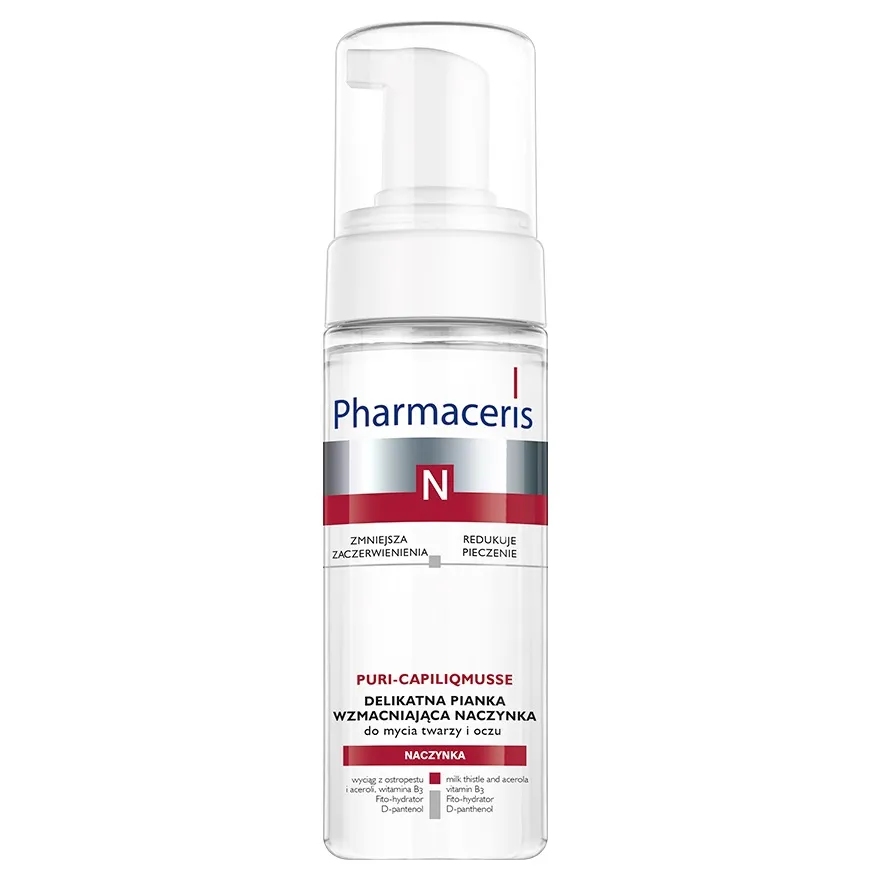 *Пінка Pharmaceris N Ніжна для вмивання, що зміцнює капіляри 150мл
