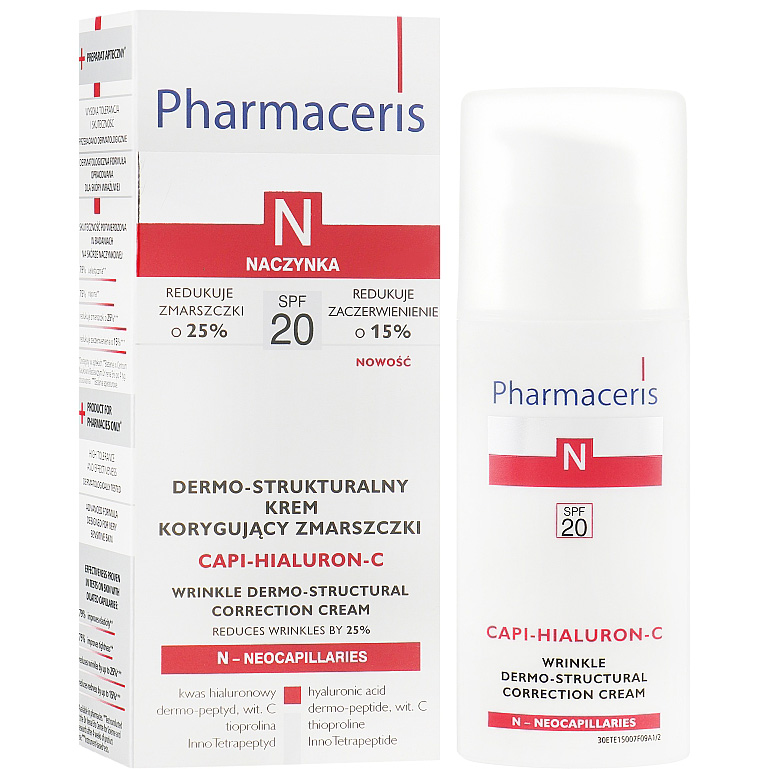 *Крем Pharmaceris N Capi-Hialuron-C з дермоструктурною корекцією зморшок для обличчя 50мл