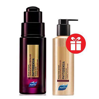 *Набір Phyto Розкішна шевелюра Фітоденсія сироватка 30мл+Фітоденсія маска 50мл