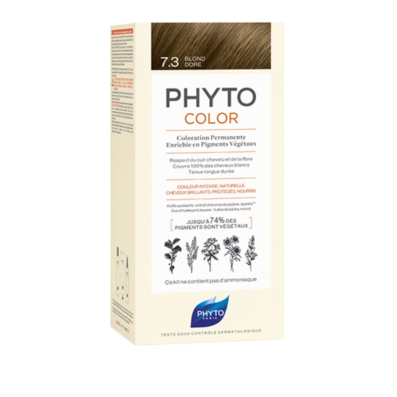 Крем-краска Phyto Фитоколор №7.3 золотисто-русый 100мл