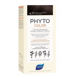 Крем-краска Phyto Фитоколор №4.77 шатен темный каштан 100мл