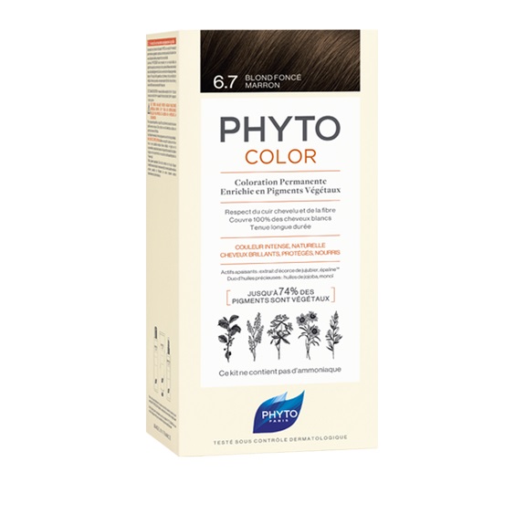 Крем-краска Phyto Фитоколор №6.7 темно-русый каштан 100мл Крем-краска Phyto Фитоколор №6.7 темно-русый каштан 100мл