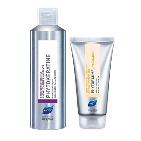 *Набір Phyto Фітокератин 200 мл+Фітобом відновлення 150 мл