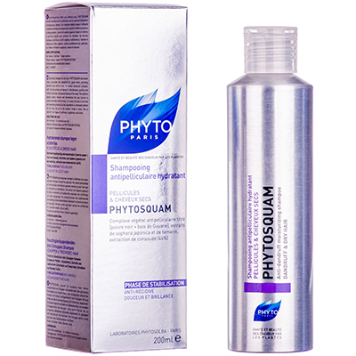 *Шампунь Phyto для волосся зволожуючий Фітосквам 200 мл