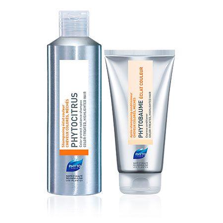 *Набір Phyto Фітоцитрус шампунь 200 мл + Фітобом сяючий колір 150 мл