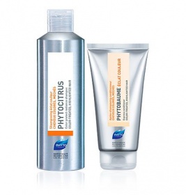 *Набір Phyto Фітоцитрус шампунь 200 мл + Фітобом сяючий колір 150 мл